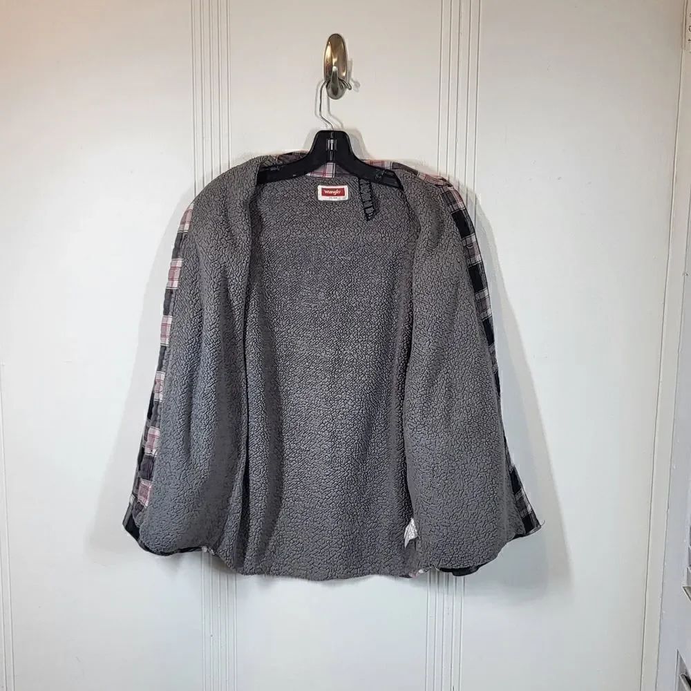 Wrangler Men's Plaid Shacket  - Picture 7 of 9